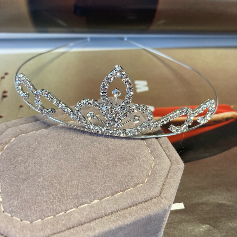 🌟 Rhinestone Bridal Wedding Crown 👑 Headband bridal Tiara - Picture 5 of 5